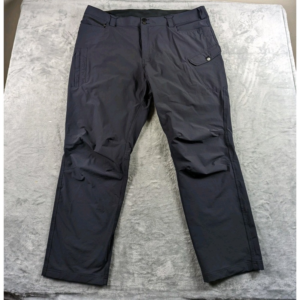 Truewerk Pants Mens 44x32 Blue Navy T1 WerkPant Cargo Stretch Workwear READ